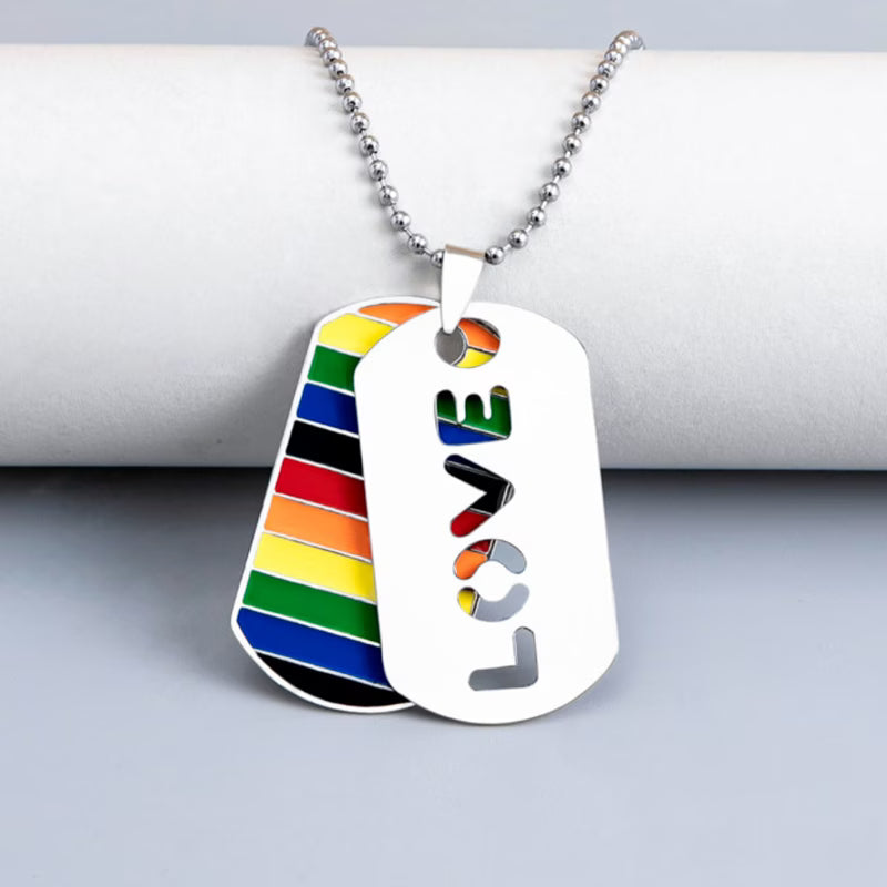 Rainbow Pride Necklace - Pride Month Gift