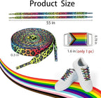 Rainbow Shoelaces Pride Shoe Decoration Charm