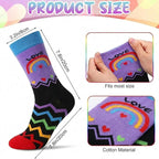 Pride Rainbow Socks for Men Women