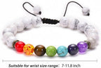 2 PCS Rainbow Chakra Bead Bracelets