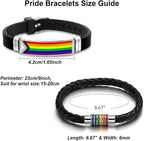2 PCS Pride Bracelets Rainbow Bracelet