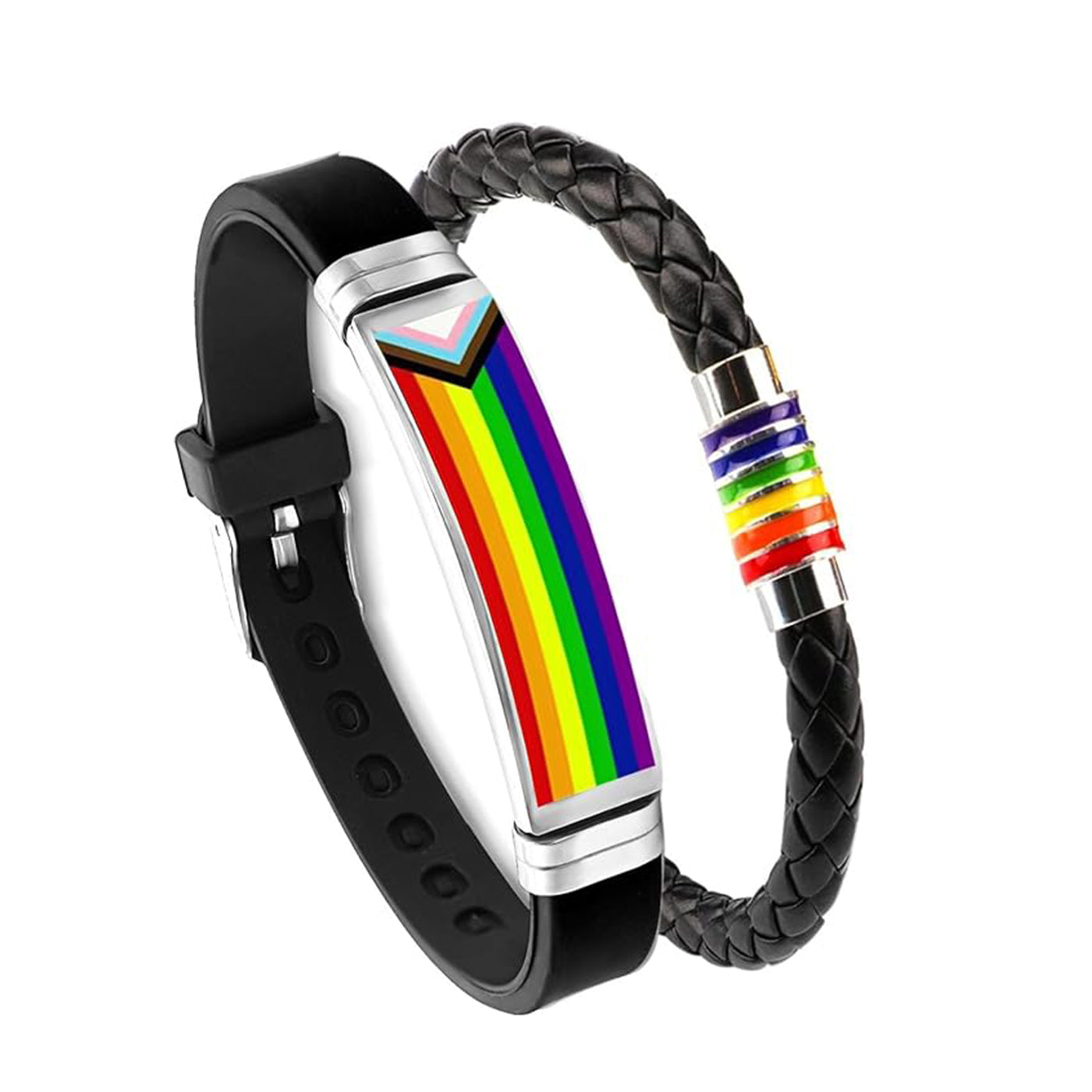 2 PCS Pride Bracelets Rainbow Bracelet