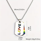 Rainbow Pride Necklace - Pride Month Gift