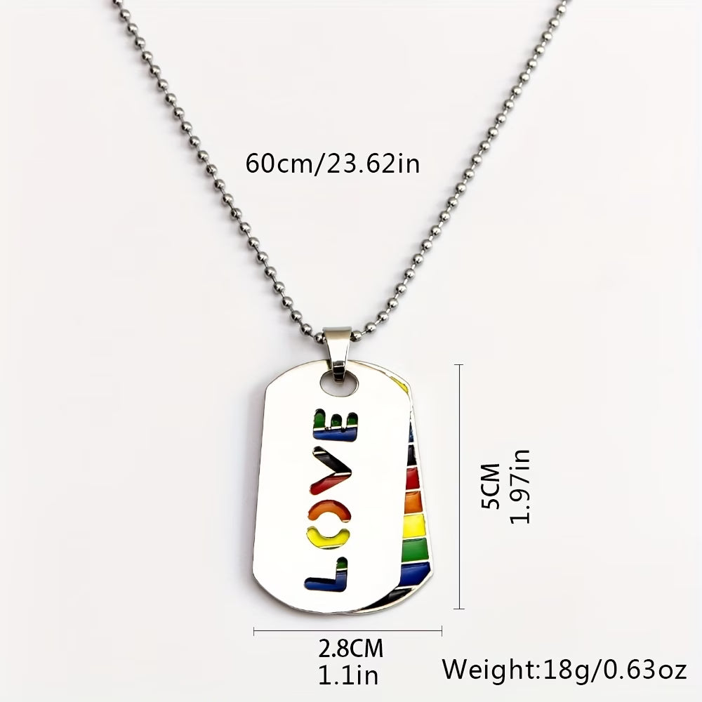 Rainbow Pride Necklace - Pride Month Gift