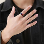 Rainbow Heart Enamel Ring Pride Ring