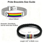 Pride Bracelets 2 PCS Rainbow Gay Bracelet