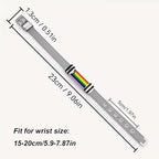 Pride Bracelets 2 PCS Rainbow Gay Bracelet
