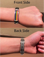 Pride Bracelets 2 PCS Rainbow Gay Bracelet